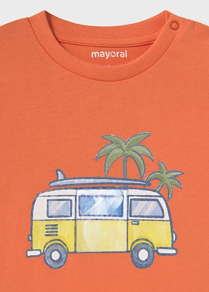 Mayoral T-shirt interativa furgão bebé