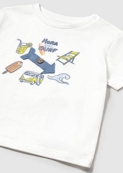 Mayoral T-shirt interativa seta bebé