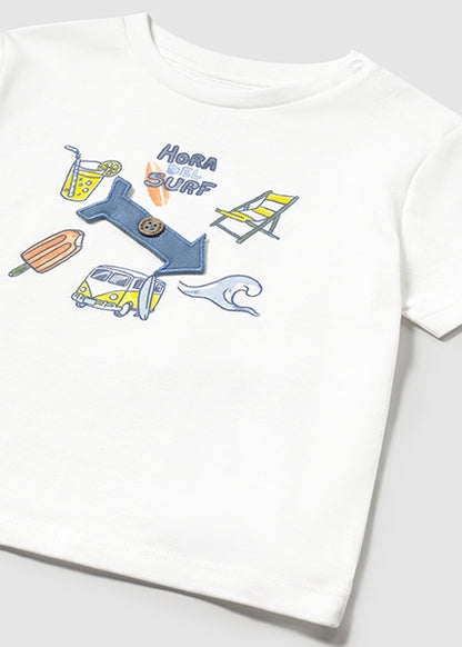 Mayoral T-shirt interativa seta bebé
