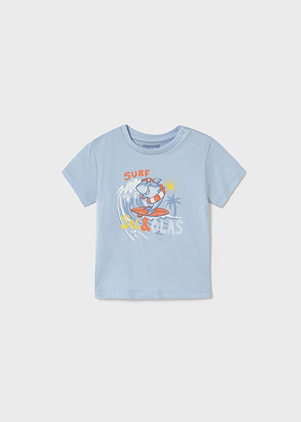 Mayoral T-shirt surf tubarão bebé