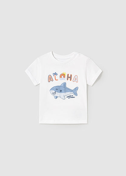 Mayoral T-shirt tubarão bebé