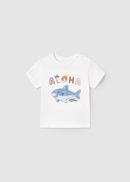 Mayoral T-shirt tubarão bebé