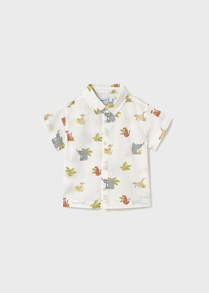 Mayoral Camisa estampada bebé