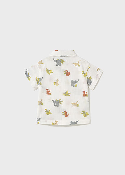 Mayoral Camisa estampada bebé