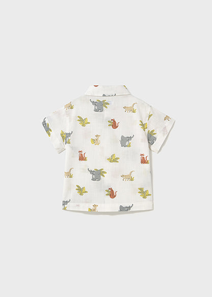 Mayoral Camisa estampada bebé