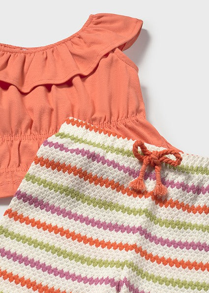 Mayoral Conjunto calças crochê e top bebé