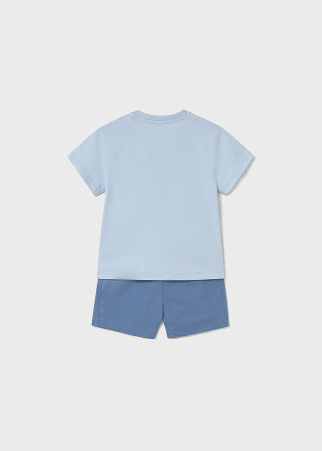 Mayoral Conjunto bermudas e t-shirt surf bebé