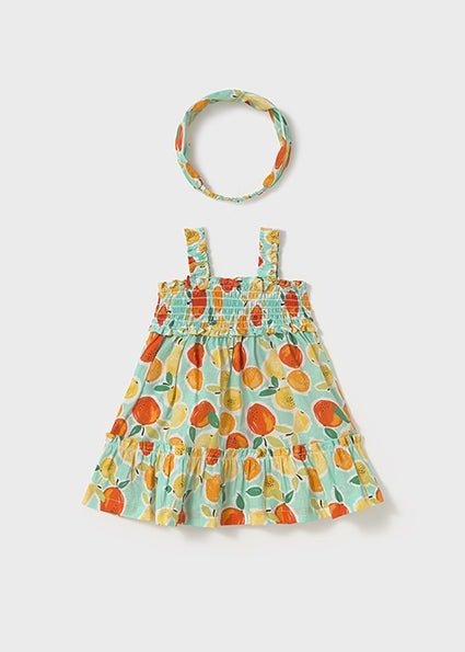 Mayoral Vestido com fita bebé