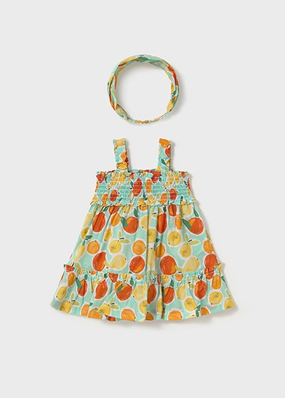 Mayoral Vestido com fita bebé