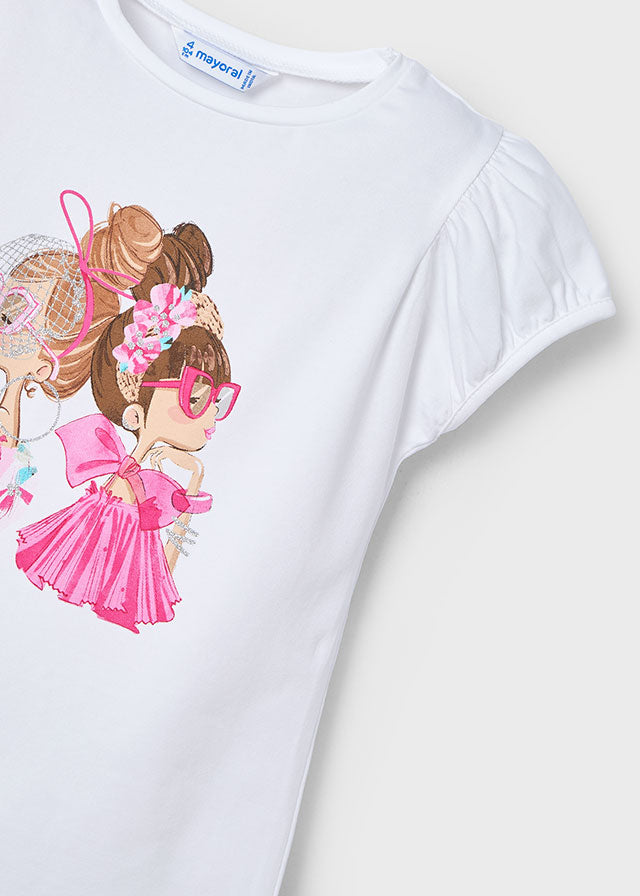 Mayoral T-shirt gráfica menina