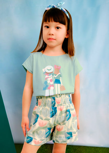 Mayoral T-shirt com fita menina
