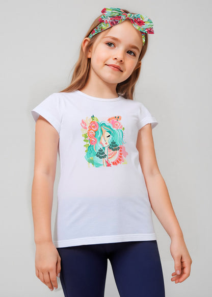 Mayoral T-shirt com fita menina