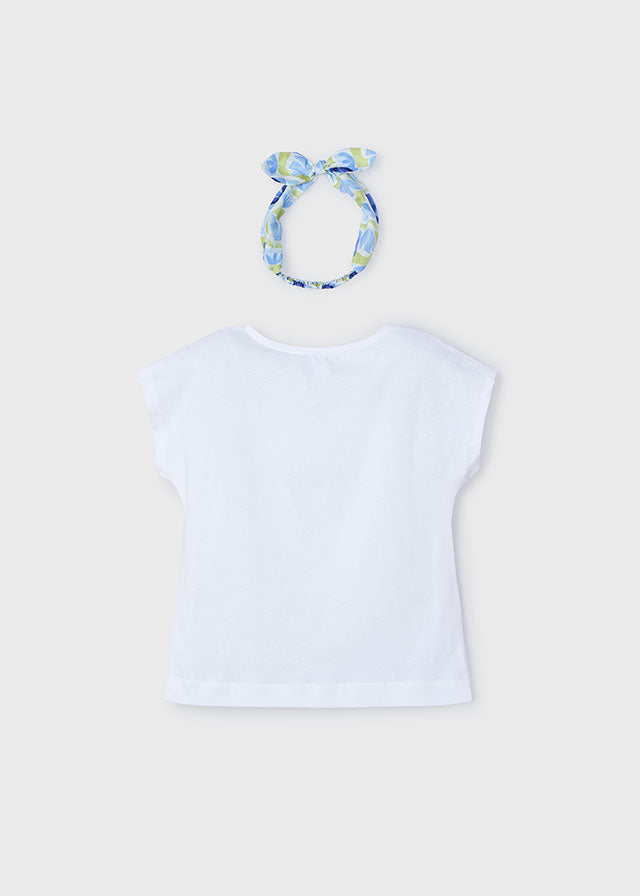 Mayoral T-shirt com fita menina