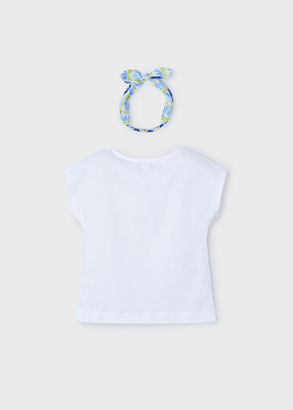Mayoral T-shirt com fita menina