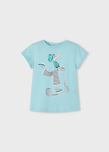 Mayoral T-shirt estampada menina