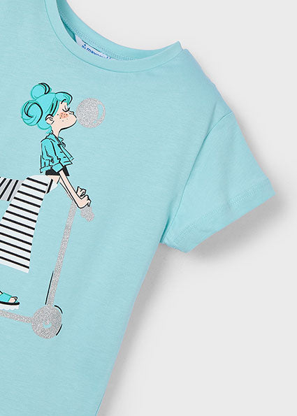 Mayoral T-shirt estampada menina