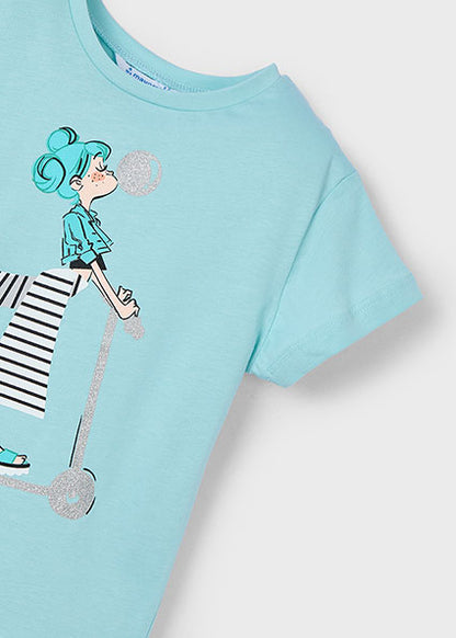 Mayoral T-shirt estampada menina