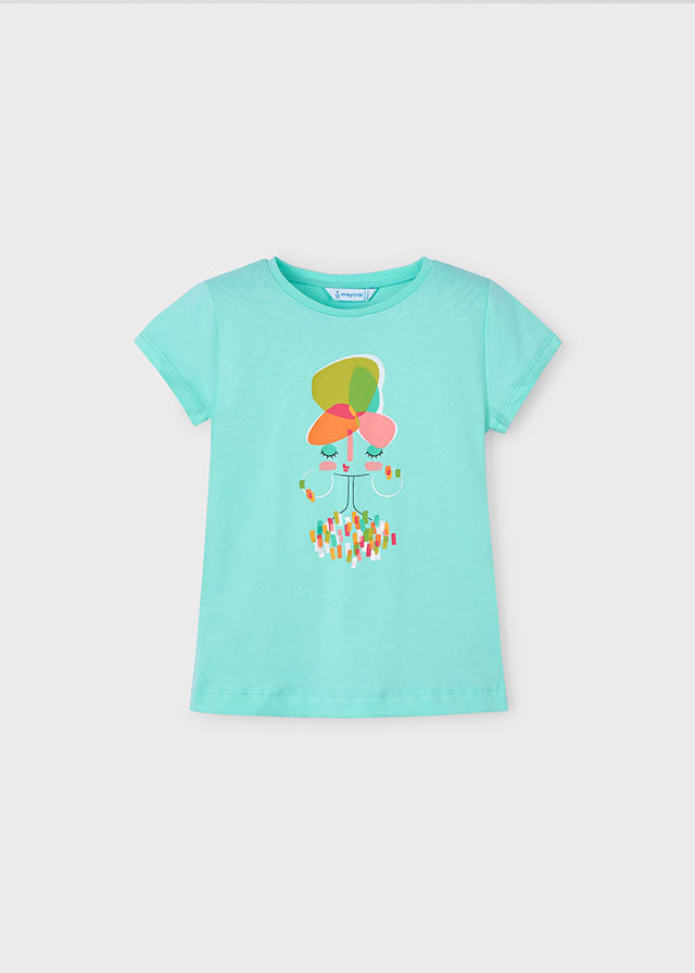 Mayoral T-shirt estampada menina