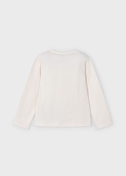 Mayoral Camisola manga comprida flores menina