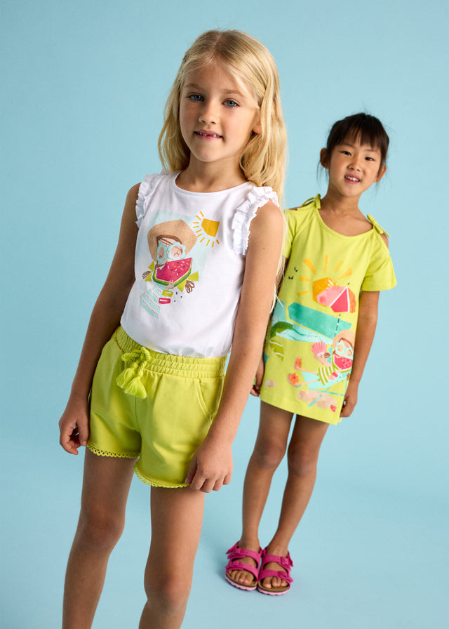 Mayoral T-shirt sem mangas menina