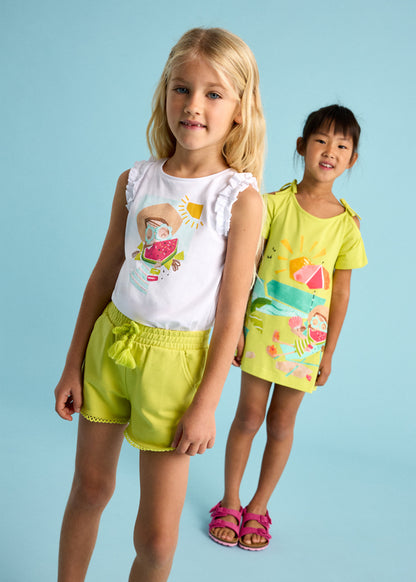Mayoral T-shirt sem mangas menina