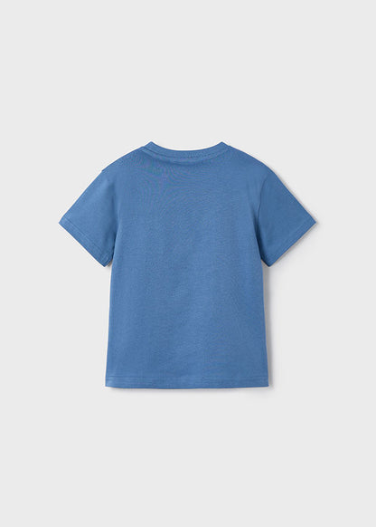 Mayoral T-shirt bordado praia menino