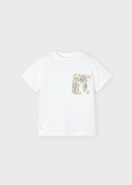 Mayoral T-shirt bolso estampado menino