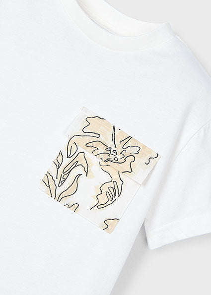 Mayoral T-shirt bolso estampado menino
