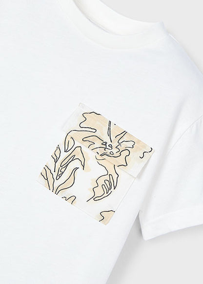 Mayoral T-shirt bolso estampado menino