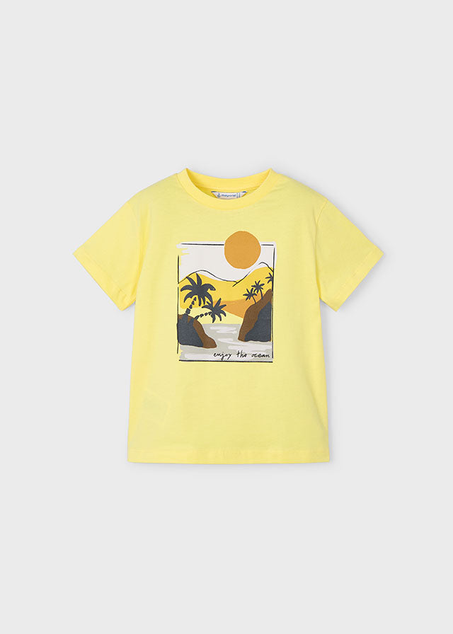 Mayoral T-shirt paisagem menino