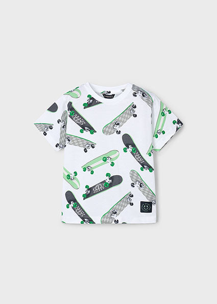 Mayoral T-shirt estampada skate menino