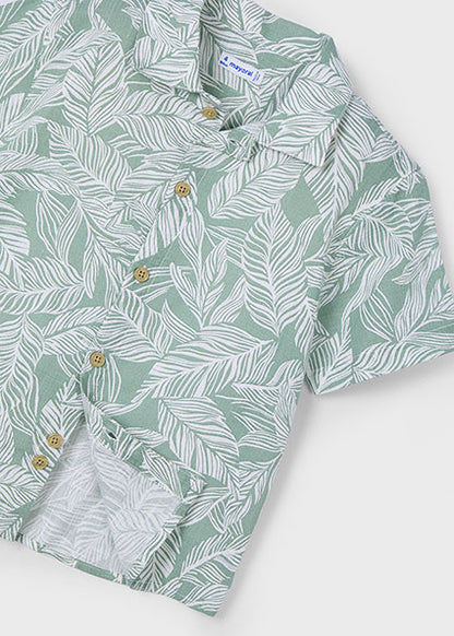 Mayoral Camisa estampada tropical menino