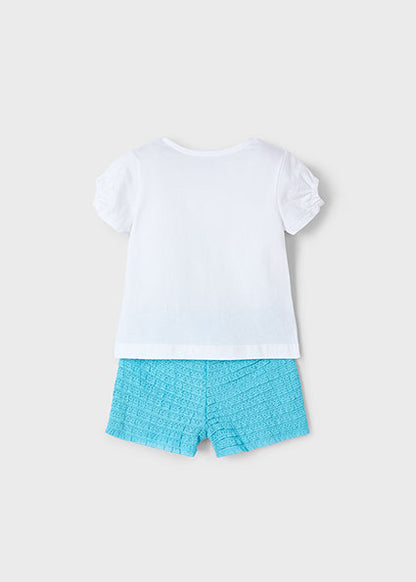 Mayoral Conjunto calção e t-shirt menina