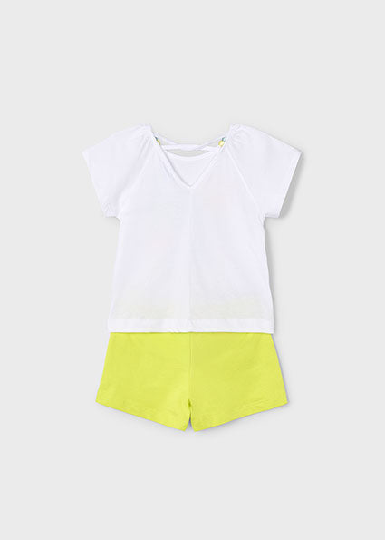 Mayoral Conjunto calção e t-shirt menina
