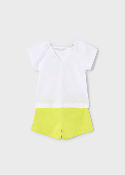 Mayoral Conjunto calção e t-shirt menina
