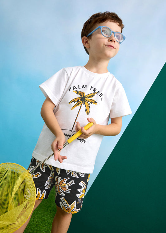 Mayoral Conjunto bermudas e t-shirt verão menino