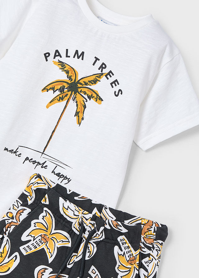 Mayoral Conjunto bermudas e t-shirt verão menino