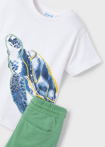 Mayoral Conjunto bermuda e t-shirt menino