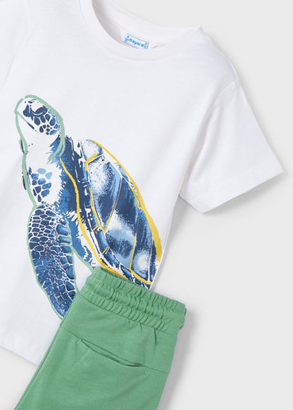 Mayoral Conjunto bermuda e t-shirt menino