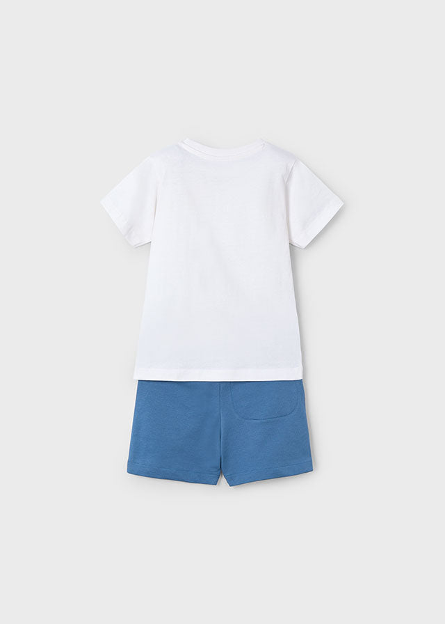 Mayoral Conjunto bermudas e t-shirt menino