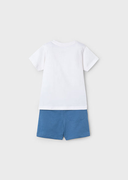 Mayoral Conjunto bermudas e t-shirt menino