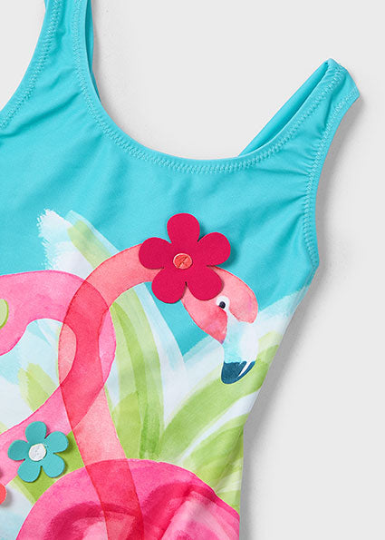 Mayoral Fato Banho flamingos menina