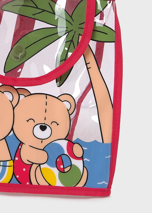 Mayoral Mochila praia transparente bebé