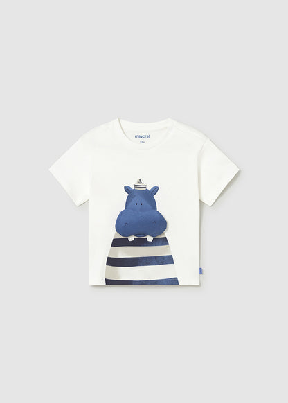 Mayoral T-shirt com aplique bebé