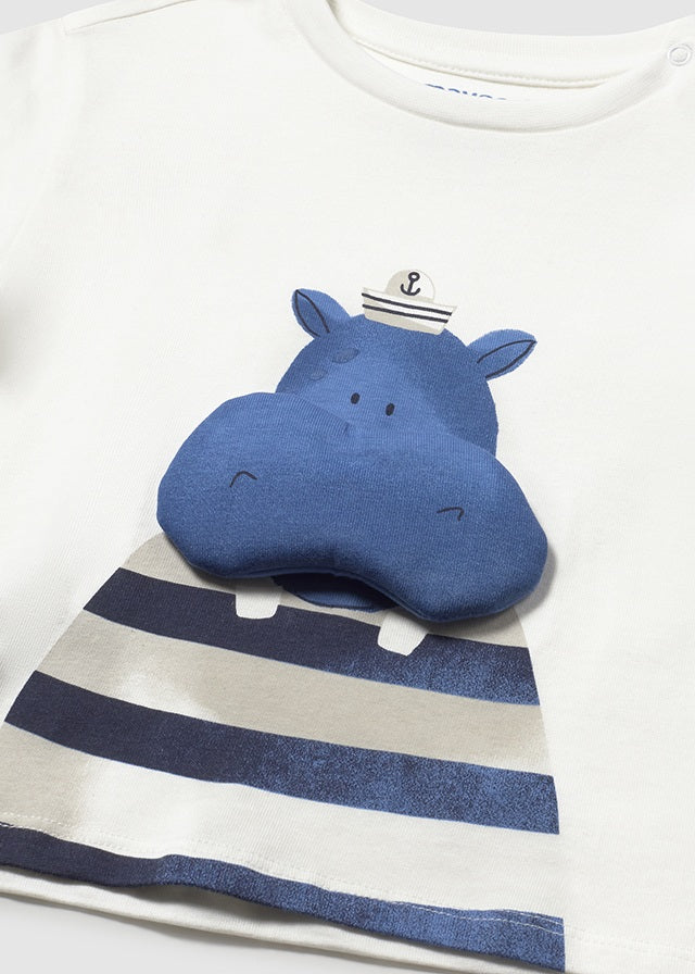 Mayoral T-shirt com aplique bebé