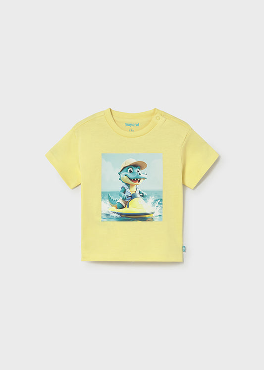 Mayoral T-shirt bebé crocodilo