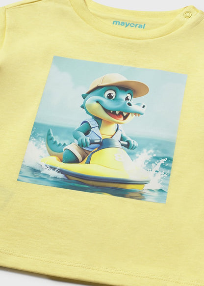 Mayoral T-shirt bebé crocodilo