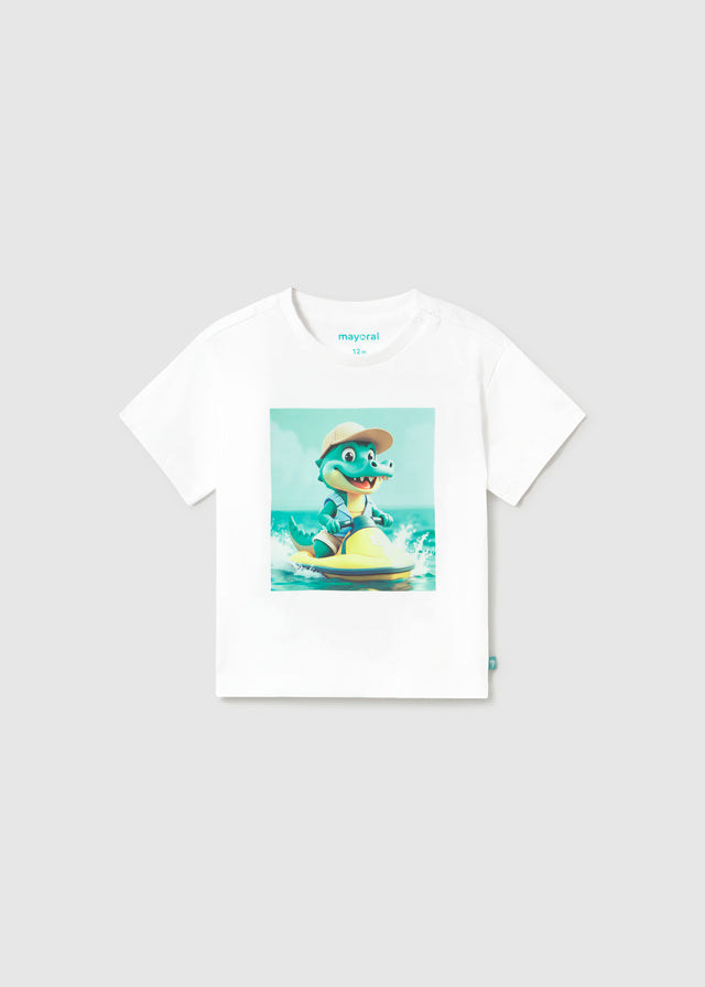 Mayoral T-shirt bebé crocodilo
