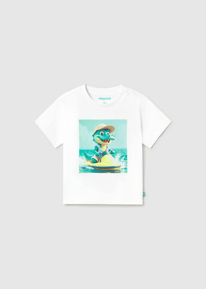 Mayoral T-shirt bebé crocodilo