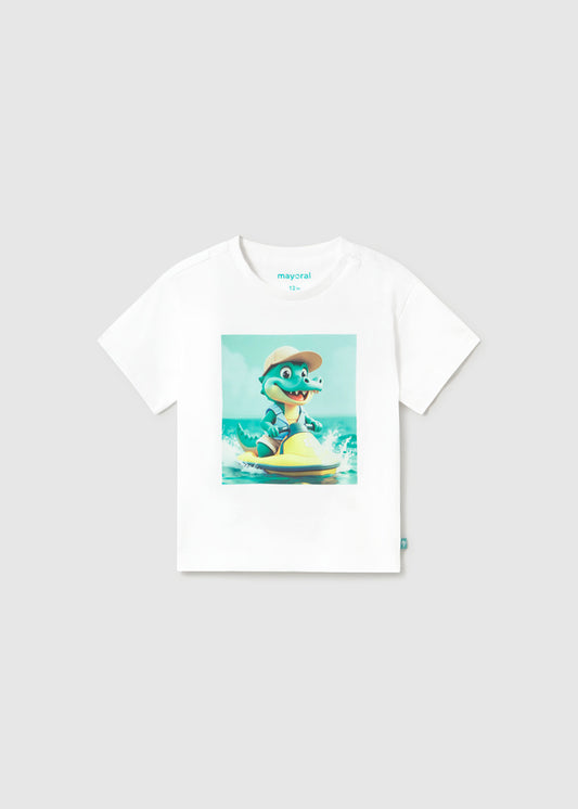 Mayoral T-shirt bebé crocodilo